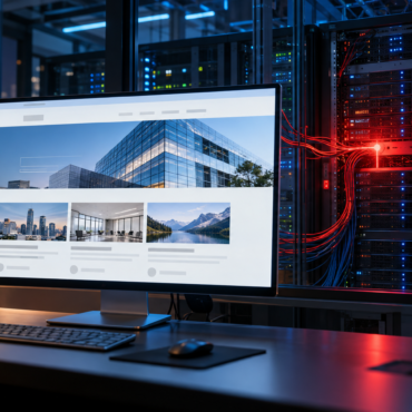 Sitio web conectado a servidores con una alerta roja en la capa PHP que representa el riesgo server-side de PHP2Shell